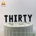 Handmade Letter and Number Birthday Candles for 30